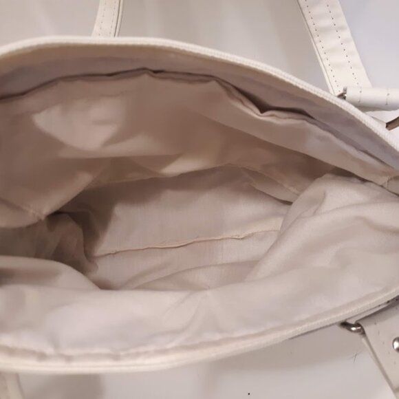 New Woodland Deer Double handle Satchel Purse Shoulder Bag Ivory Brown Western - Picture 11 of 11